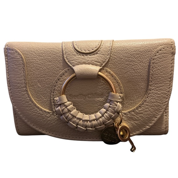 Accessories - NWOT✨See by Chloé Beige Tri-Fold Leather Wallet